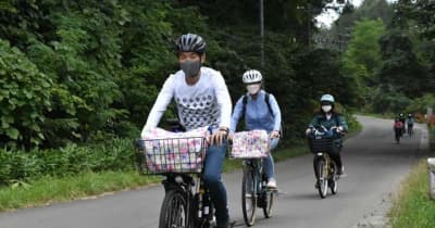 軽快、安代の自転車旅　八幡平市で「グルチャリ」体験会