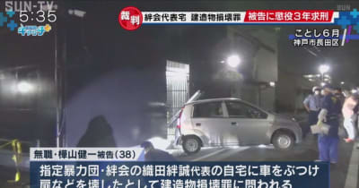 神戸市長田区の絆会の代表宅に車ぶつける 初公判で男が起訴内容認める