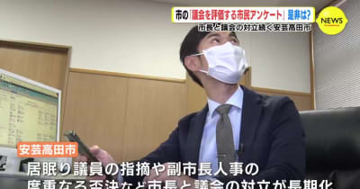 市長と議会の対立続く安芸高田市　今度は「議会を評価する市民アンケート」めぐり論戦　広島
