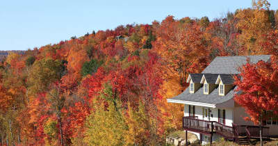 エア・カナダで、色づく秋を探しに東部カナダへ