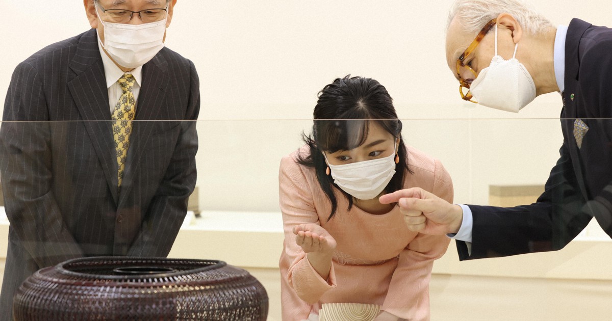 佳子さまが日本伝統工芸展鑑賞　「見入ってしまいます」と感想