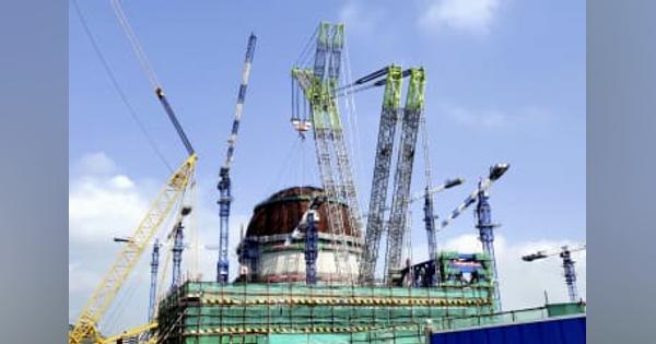 中国、原発4基の建設許可　資源価格上昇に備え