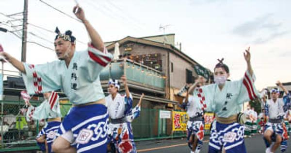 開成町に「ヤット」阿波おどり 3年ぶりににぎわい　南足柄市・大井町・松田町・山北町・開成町