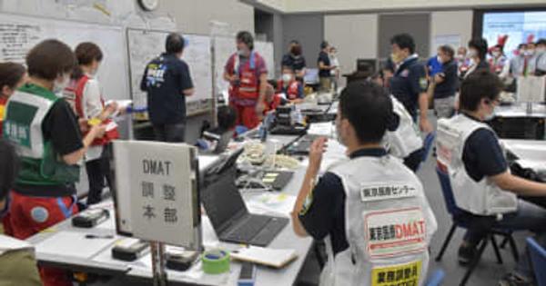 災害時医療、円滑化を確認　関東7都県、DMAT訓練　茨城で大規模災害想定