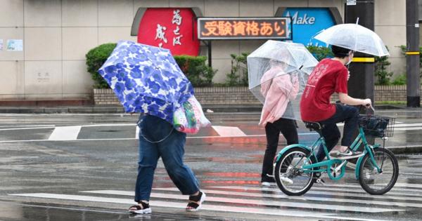熊本県で線状降水帯が発生　土砂災害危険度高まる　気象庁