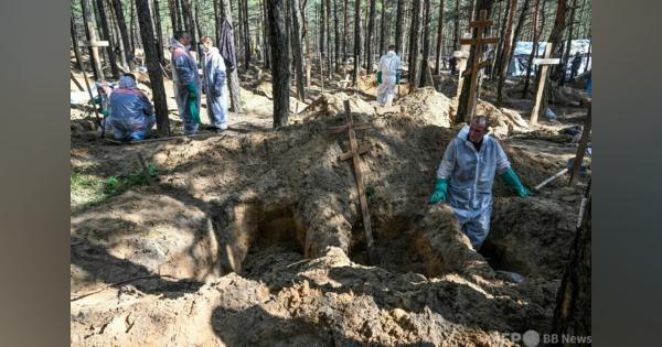集団墓地発見は「うそ」 ロシア政府が主張