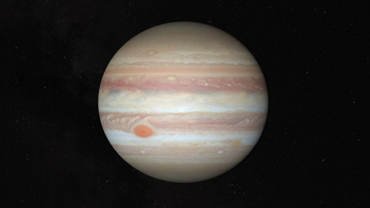 9時間55分30秒。自転する木星のリアルタイム動画をJAXA惑星科学者が