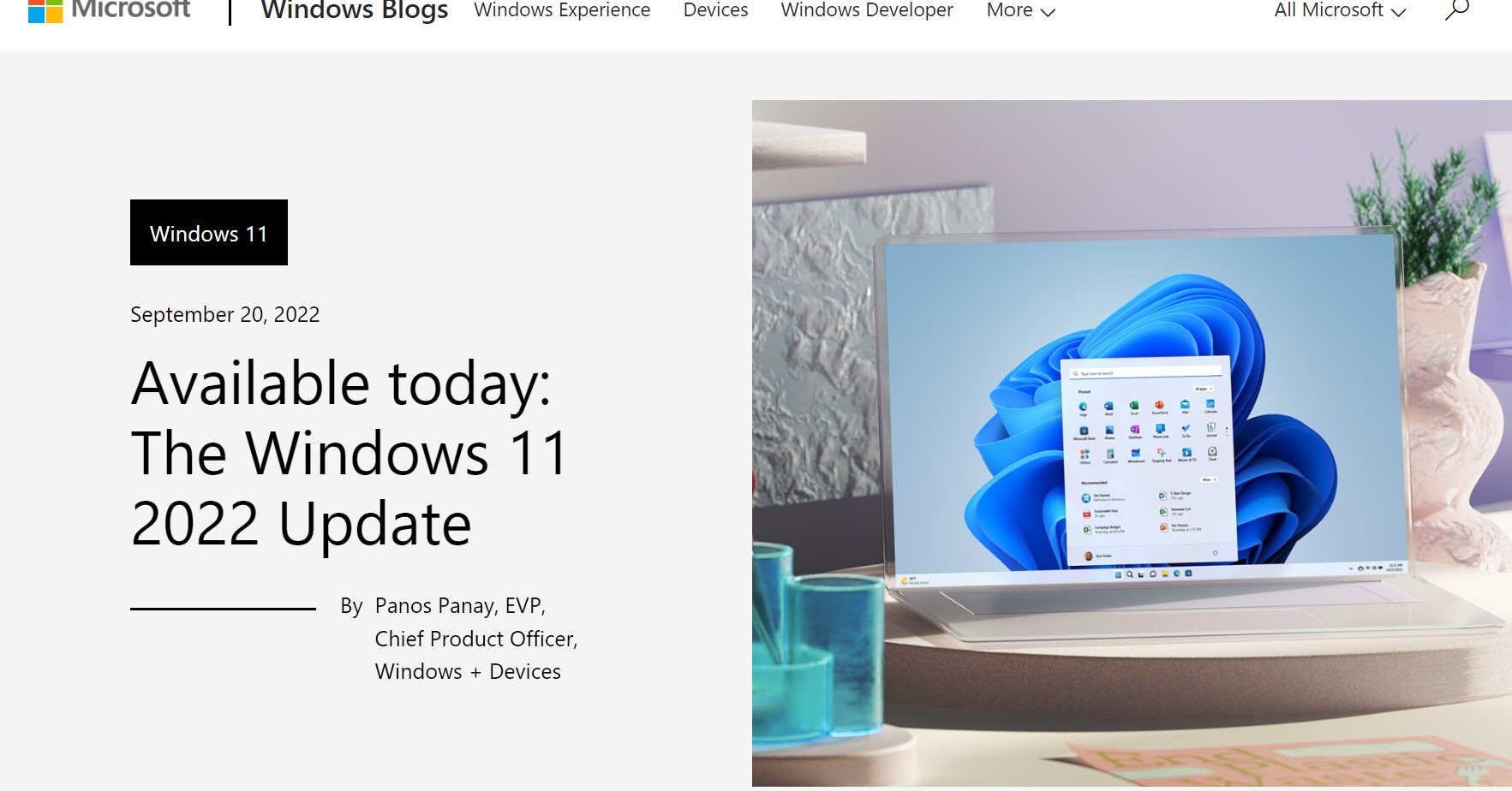 「Windows 11」の初大型アップデート「2022 Update」配信開始　スタートメニューの改善など