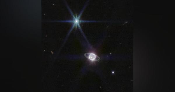 海王星の輪、くっきり　ウェッブ宇宙望遠鏡観測