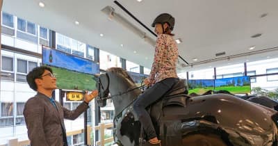 日本ハム新球場、施設内にスタジオ型乗馬クラブ出店　最先端シミュレーターで乗馬体験が可能