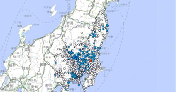 群馬や栃木で震度3の地震、東京や神奈川でも揺れ観測　9月23日9時54分発生、各地の震度一覧