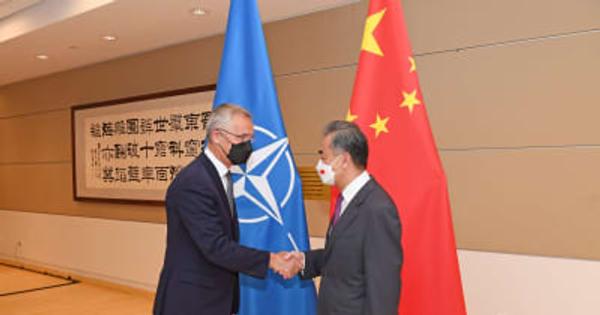 王毅氏、NATO事務総長と会談
