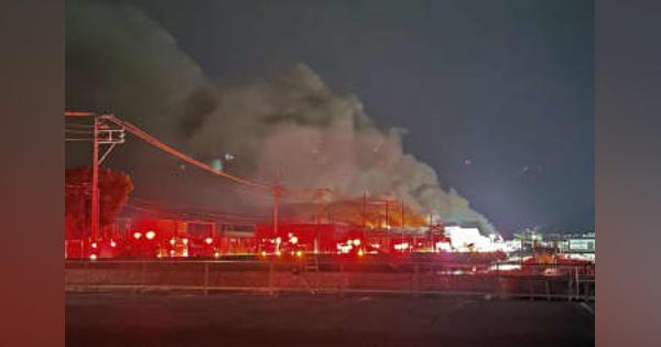 マルハニチロ工場で火災、広島　けが人なし