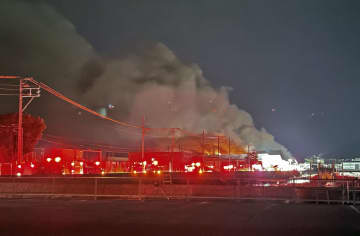 マルハニチロ工場で火災、広島　けが人なし