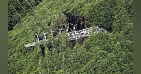 中部電力、迂回ルートで送電維持　静岡、停電地域の大半で復旧