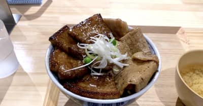 北海道民の味を直江津で　元祖豚丼屋ＴＯＮＴＯＮ