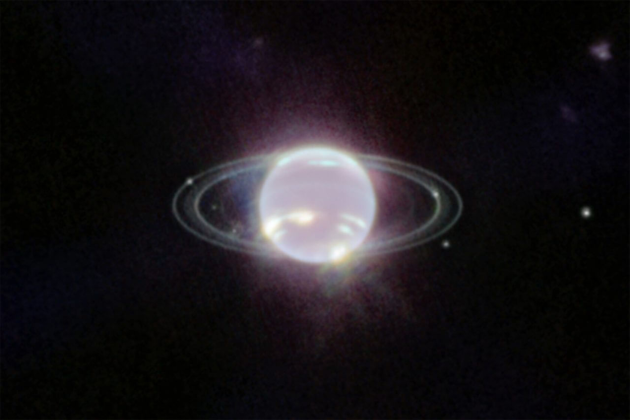 海王星の環も鮮明に撮影　ジェイムズ・ウェッブ宇宙望遠鏡