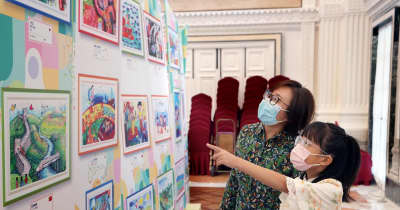第10回中日韓児童友好絵画展が開幕　上海市