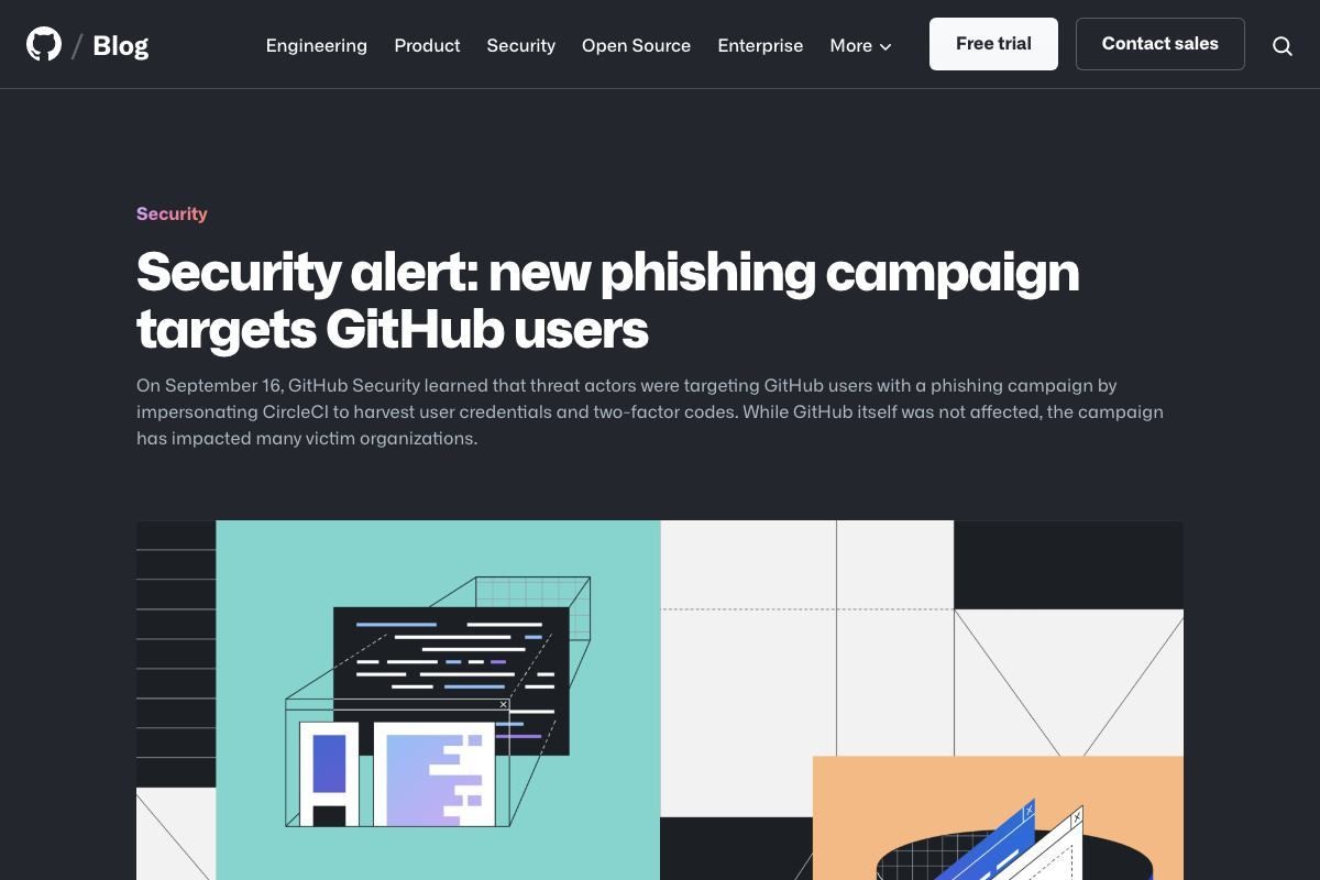 GitHubユーザーの認証情報や二要素認証盗むフィッシングキャンペーンに注意