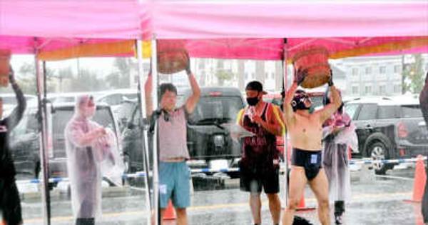 力自慢競い合う　福島県浪江町で筋肉の祭典「福島ッスル」