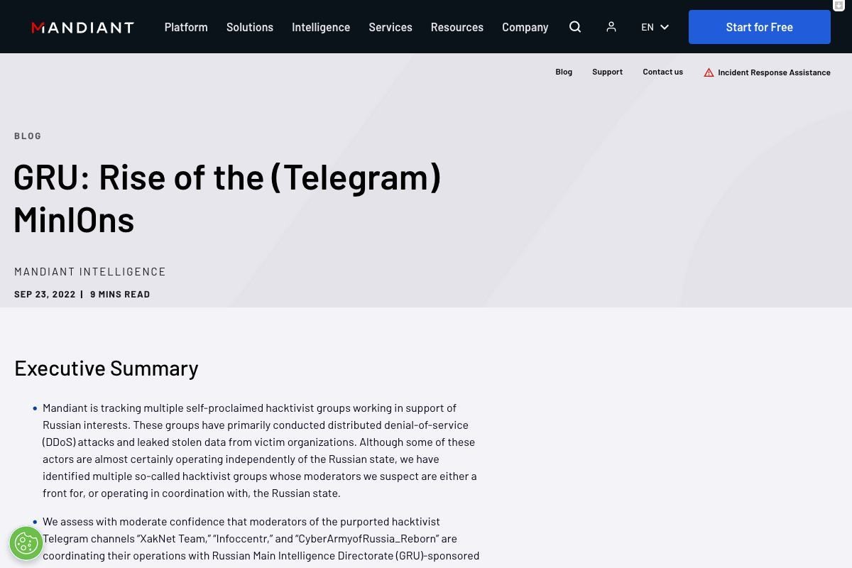ロシアを支援するハクティビストグループ、Telegramにデータ流出