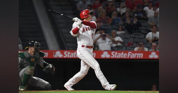 【MLB】大谷翔平、バット粉砕も2試合連続マルチ　痛烈二塁打＆左前打、自己最長12戦連続安打