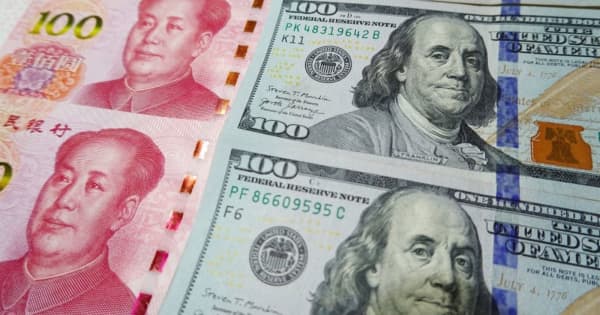 中国・人民元が対ドル最安値を更新　米FRBの利上げの影響続く