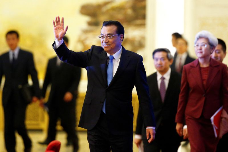 中国の李首相、経済計画をさらに推進と表明＝国営メディア
