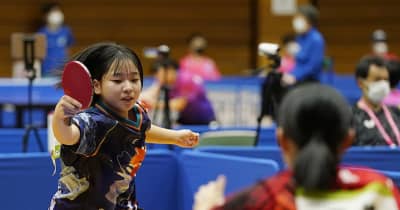 【とちぎ国体】卓球・少年女子の徳島は1回戦敗退