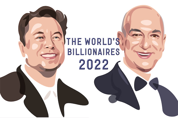 新時代の大富豪たち　世界のビリオネアランキング2022