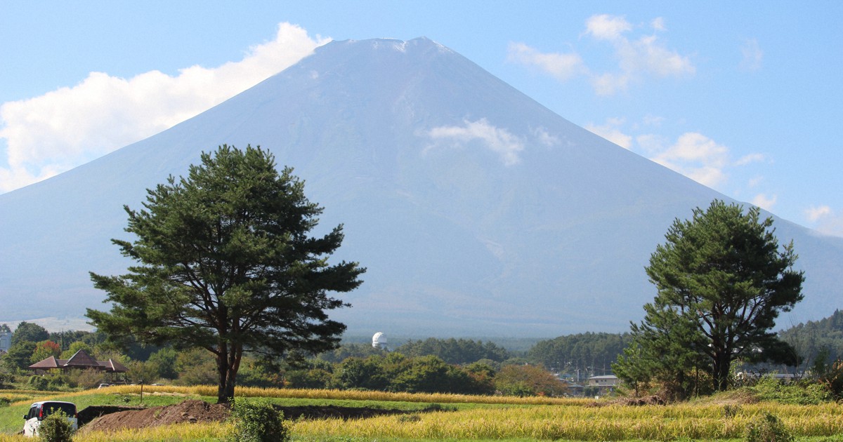 職員が観光目的で親族乗せ事故　富士山工事用モノレール