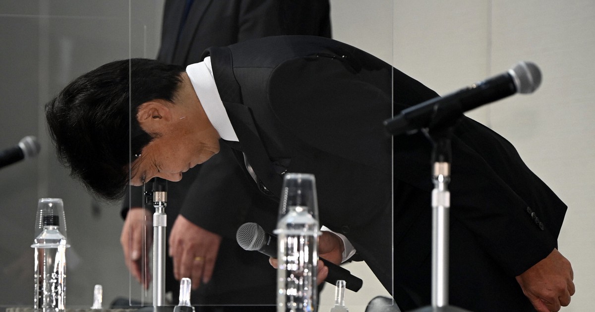 KADOKAWA社長「信頼裏切り、深くおわび」　五輪汚職巡り会見