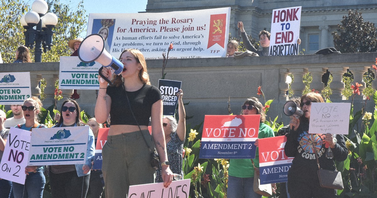 中絶は「権利」か「禁止」か　揺れるケンタッキー州　米中間選挙