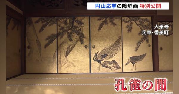 13年ぶりの特別公開　円山応挙の障壁画　兵庫・香美町