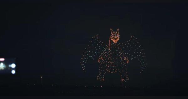 【ポケモンGO】「秋ドローンショー」のアーカイブ映像が公開 花火をバックにポケモンが舞う