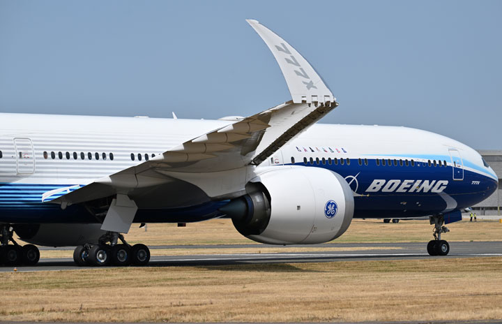 777X、匿名顧客12機発注　ボーイング9月実績