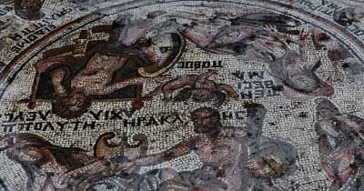 シリアでローマ時代のモザイク画を発見