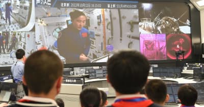 中国飛行士、宇宙実験モジュール「問天」で初の宇宙授業
