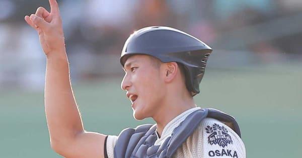 大阪桐蔭・松尾　目指すは西武・森＋ロッテ・藤原　強肩強打の捕手、内野手としても注目