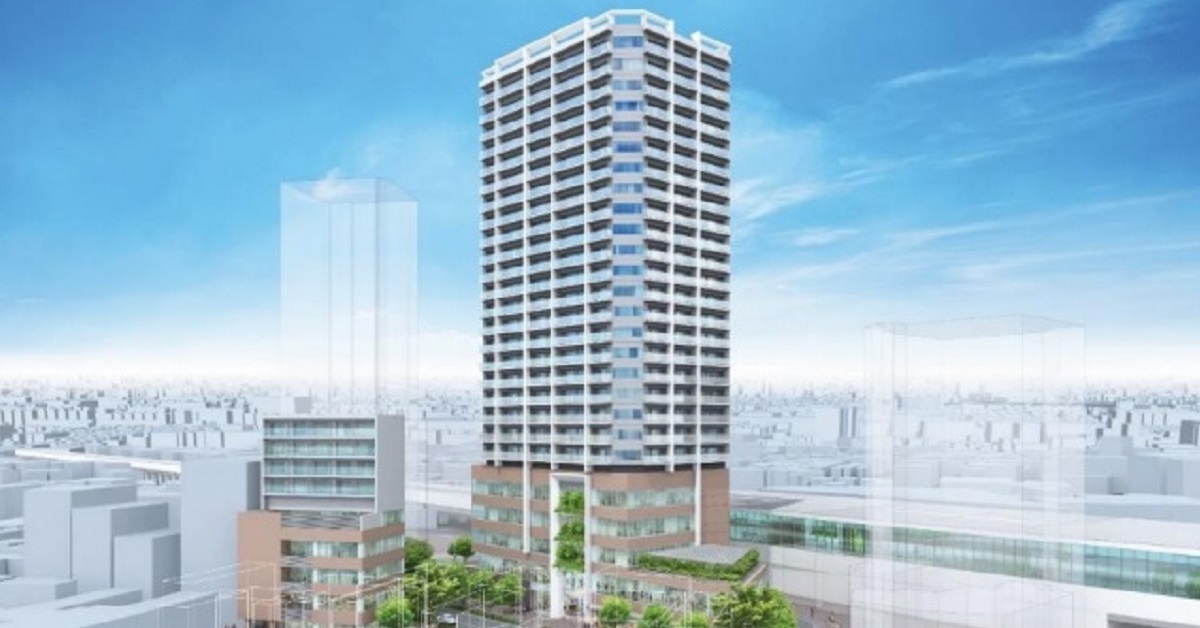 野村不動産、石神井公園駅に地上26階・地下2階の複合施設を建設へ