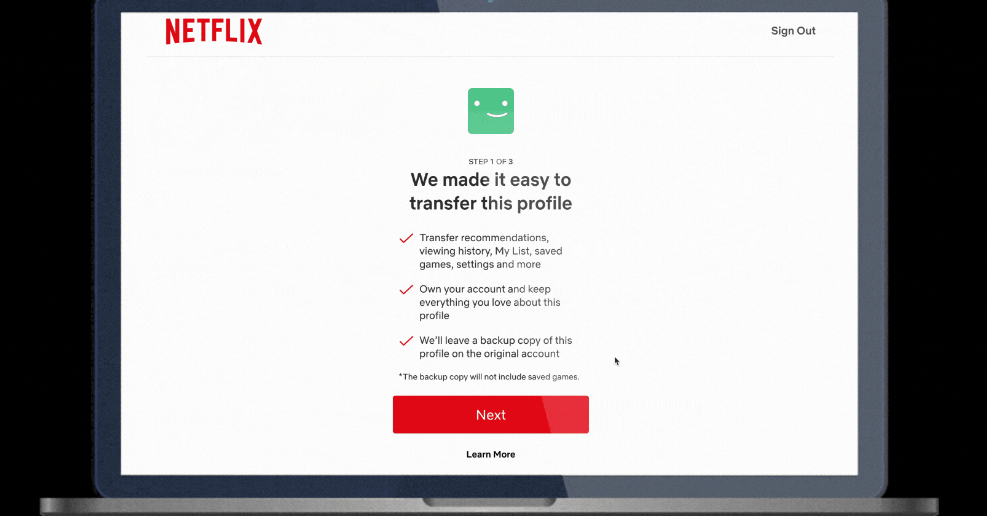 Netflix、「プロフィールの移行」機能追加　不正なパスワード共有対策で