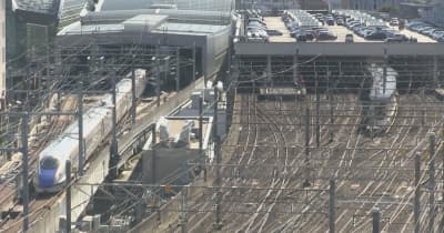北陸新幹線の車両所で停電 上り列車に遅れ JRが復旧進める