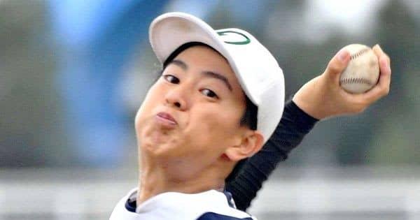 【速報】仲地礼亜、中日が1位指名　プロ野球ドラフト　沖縄大学の最速151キロ右腕