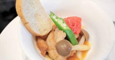 ロボテス縁日でコラボ料理「CG」の試食も　福島県南相馬市のホテル丸屋グランデ考案