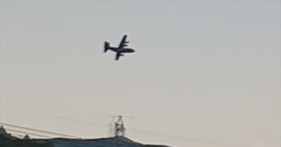 米軍機が低空で飛行か　富士川沿い上空　２機を住民が目撃