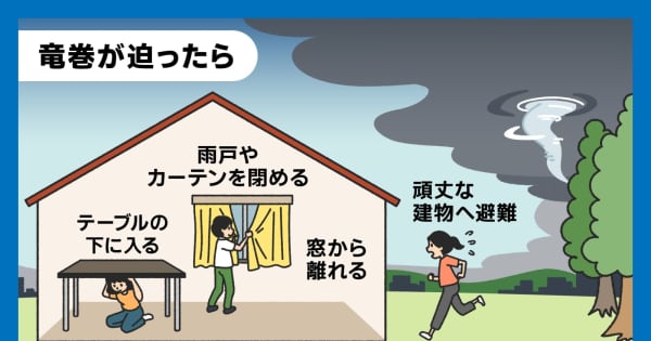 石川県加賀で竜巻の目撃情報　竜巻注意情報発表