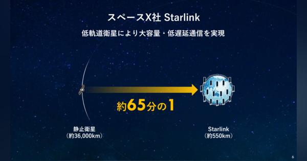 低軌道衛星を使った通信サービス「Starlink」が日本上陸。KDDIが法人向けサービスを提供予定
