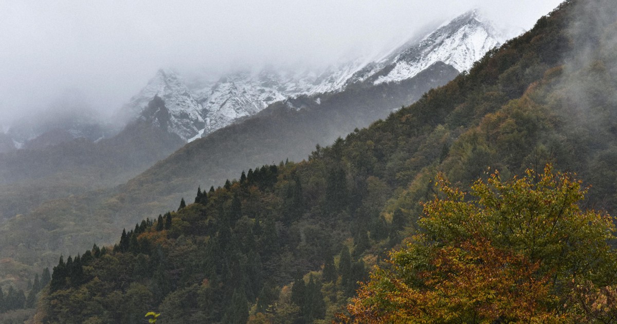 鳥取・大山で初冠雪、平年より8日早く　倉吉は最低気温9.5度