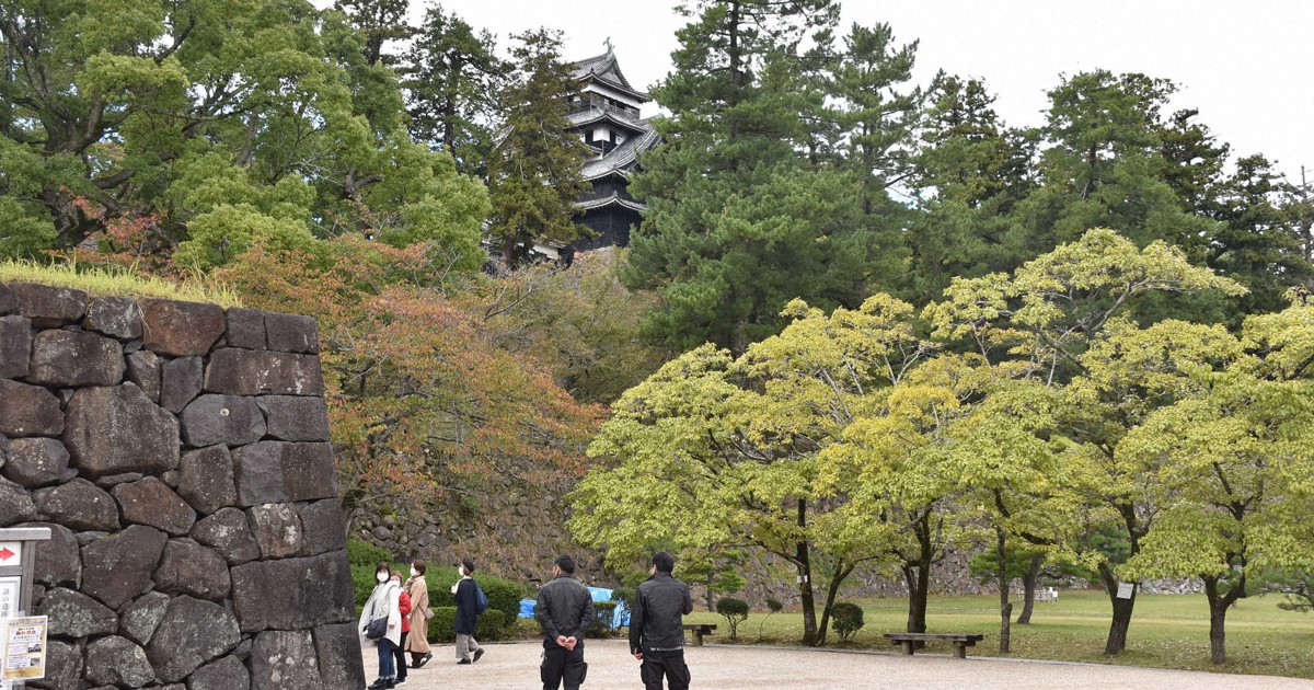 防災か景観か国宝・松江城の樹木、市の一部伐採計画に市民ら賛否