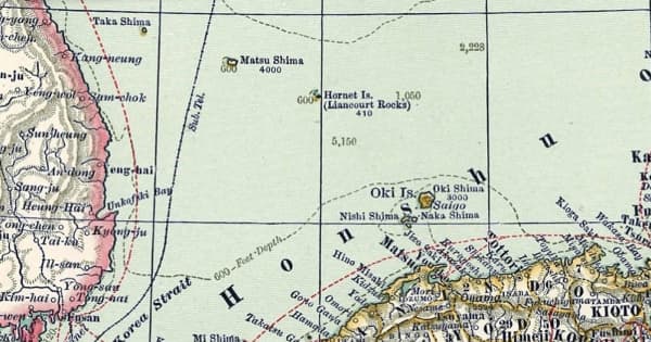 竹島、1897年の米国地図に日本領と分かる表記　島根大の准教授、新史料と明らかに